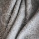 Wool blanket with fringes "Eglutė" grey